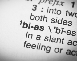 The word "bias" as defined in the dictionary (Success Through Failure episode 339: The 7 Cognitive Biases Secretly Holding You Back and How to Override Them)