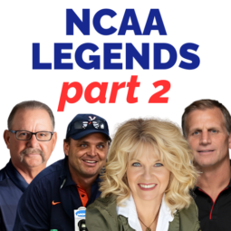NCAA Coaches Mike Candrea, Brian Boland, Sherri Coale, and Tom Ryan (Success for the Athletic-minded Man podcast episode #461 How Championship NCAA Coaches Turn Pressure into Performance— Learn Their Techniques)